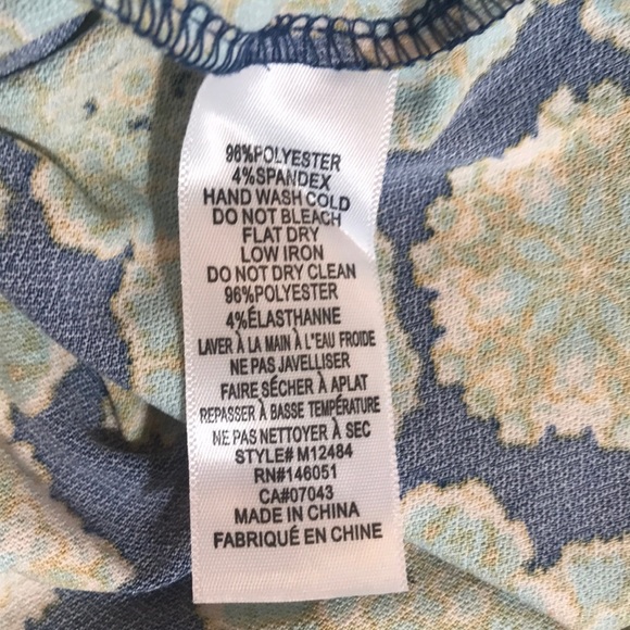 “FAITH & JOY” Peplum /Wrap Style Ladies Top . - Picture 10 of 11